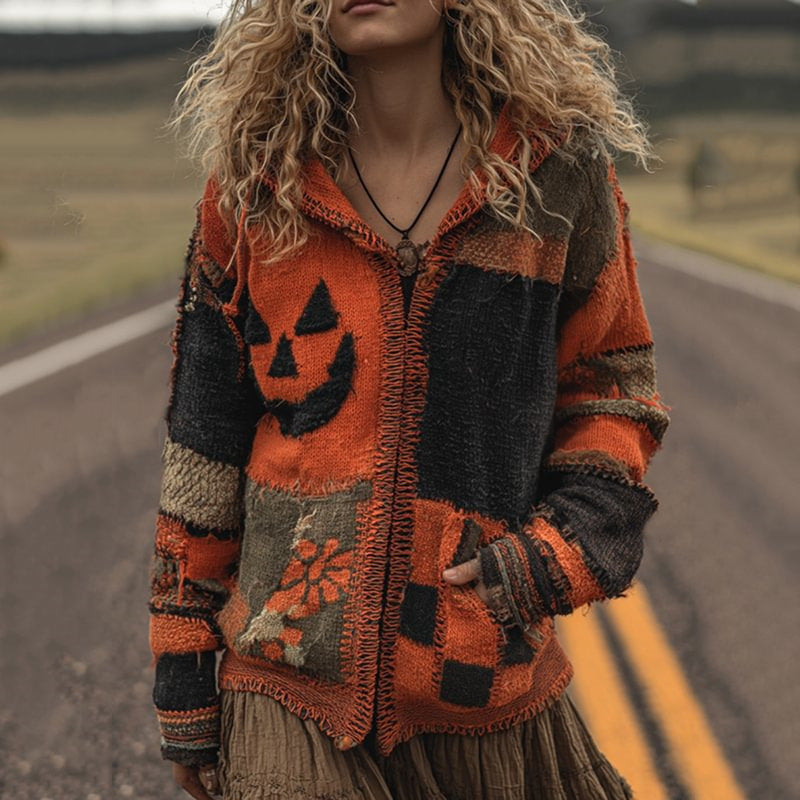 American Style Halloween Knitted Sweater