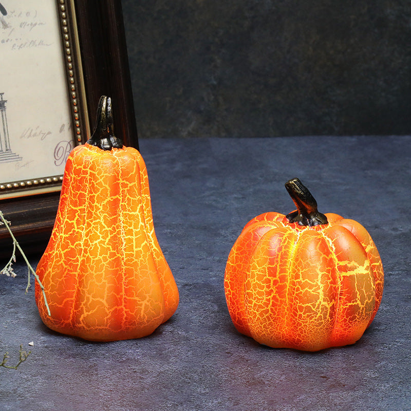 New Halloween Pumpkin Lantern Simulation  LED Candle Lamp