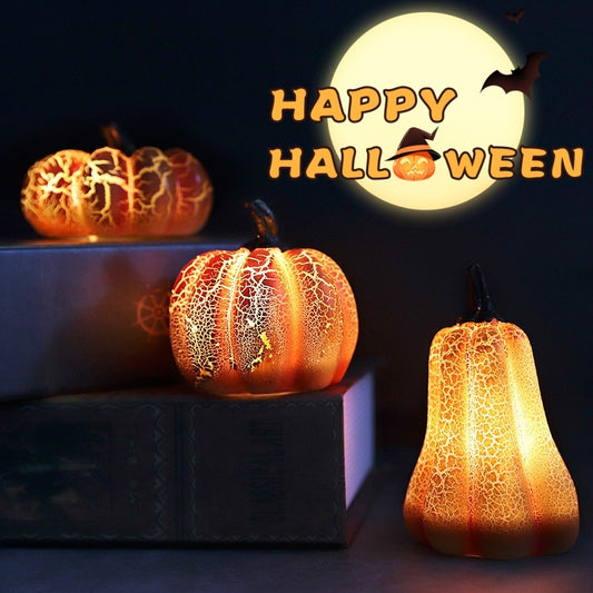 New Halloween Pumpkin Lantern Simulation  LED Candle Lamp