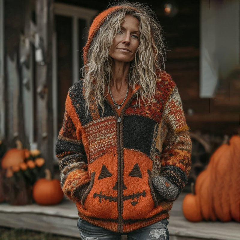 American Style Halloween Knitted Sweater