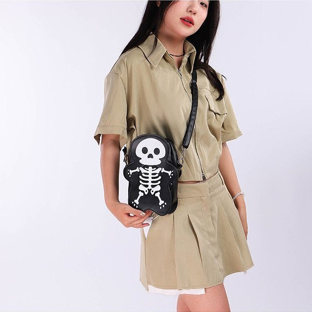 Halloween Skull Shoulder Bag
