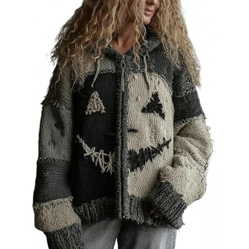 American Style Halloween Knitted Sweater