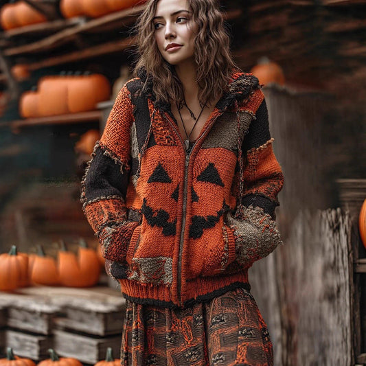 American Style Halloween Knitted Sweater