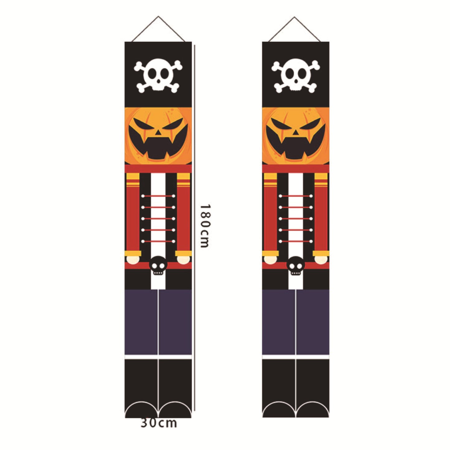 Halloween Soldier Model Nutcracker Banner Couplet