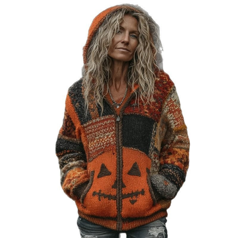 American Style Halloween Knitted Sweater