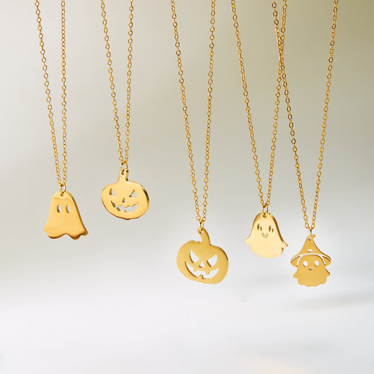 Halloween Pumpkin Head Ghost Ornament Pendant Personality