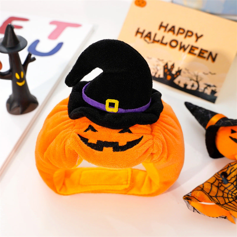 Halloween Pumpkin Vest For Dogs and Cats