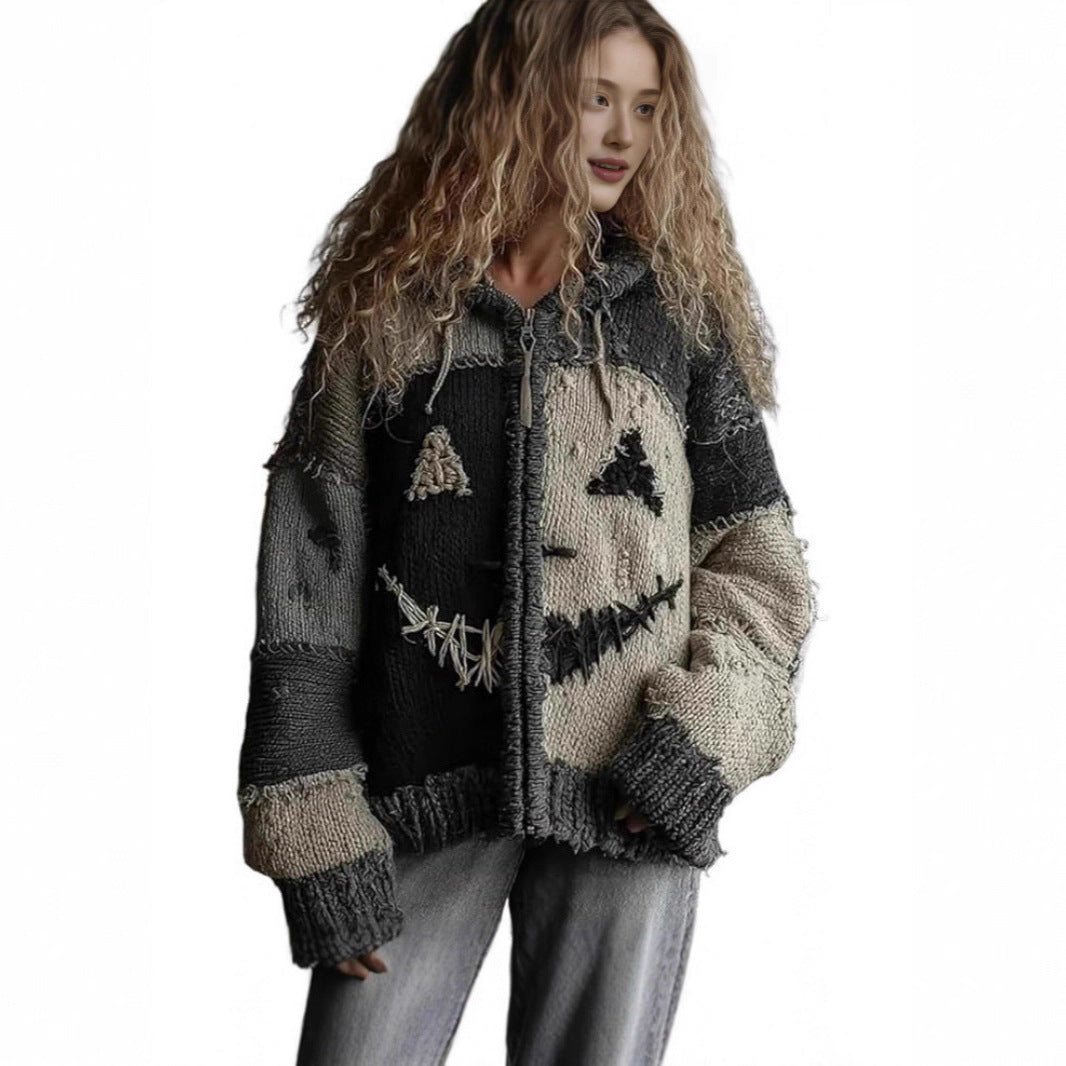 American Style Halloween Knitted Sweater