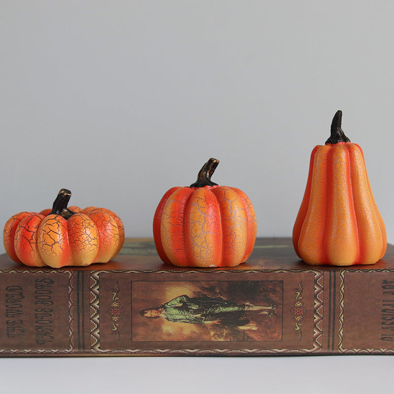 New Halloween Pumpkin Lantern Simulation  LED Candle Lamp