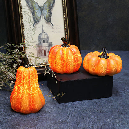 New Halloween Pumpkin Lantern Simulation  LED Candle Lamp