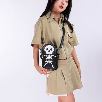 Halloween Skull Shoulder Bag