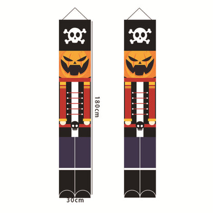 Halloween Soldier Model Nutcracker Banner Couplet