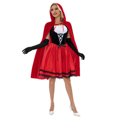 American Halloween Little Red Riding Hood Costume